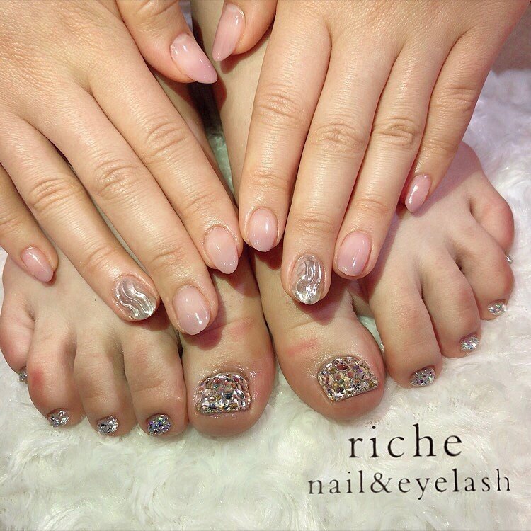 夏 オールシーズン 梅雨 オフィス ハンド 柏木 美咲のネイルデザイン No ネイルブック