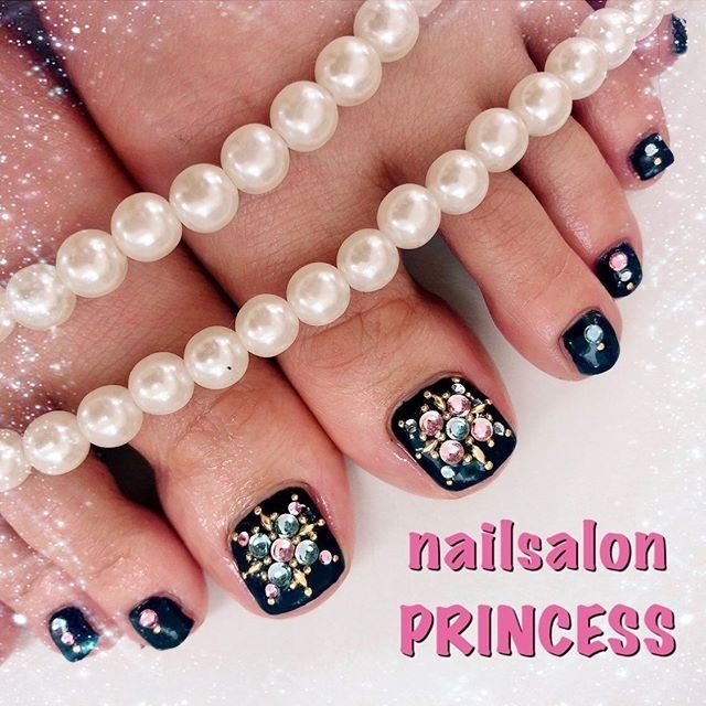 夏 ライブ パーティー デート フット Nailsalon Princessのネイルデザイン No ネイルブック