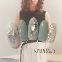 夏 梅雨 ハンド シェル ミディアム Naturalbeautyのネイルデザイン No ネイルブック