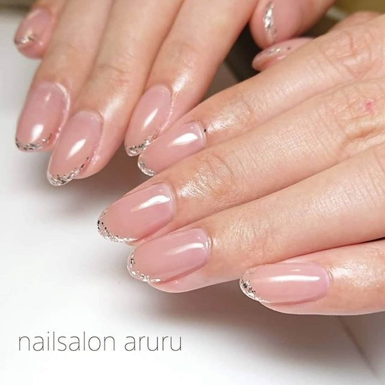 バレンタイン オフィス ハンド シンプル フレンチ Aruruけいこのネイルデザイン No ネイルブック