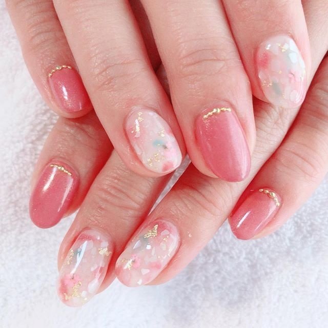 春 夏 オールシーズン ハンド シンプル Plus Nail プラスネイルのネイルデザイン No ネイルブック