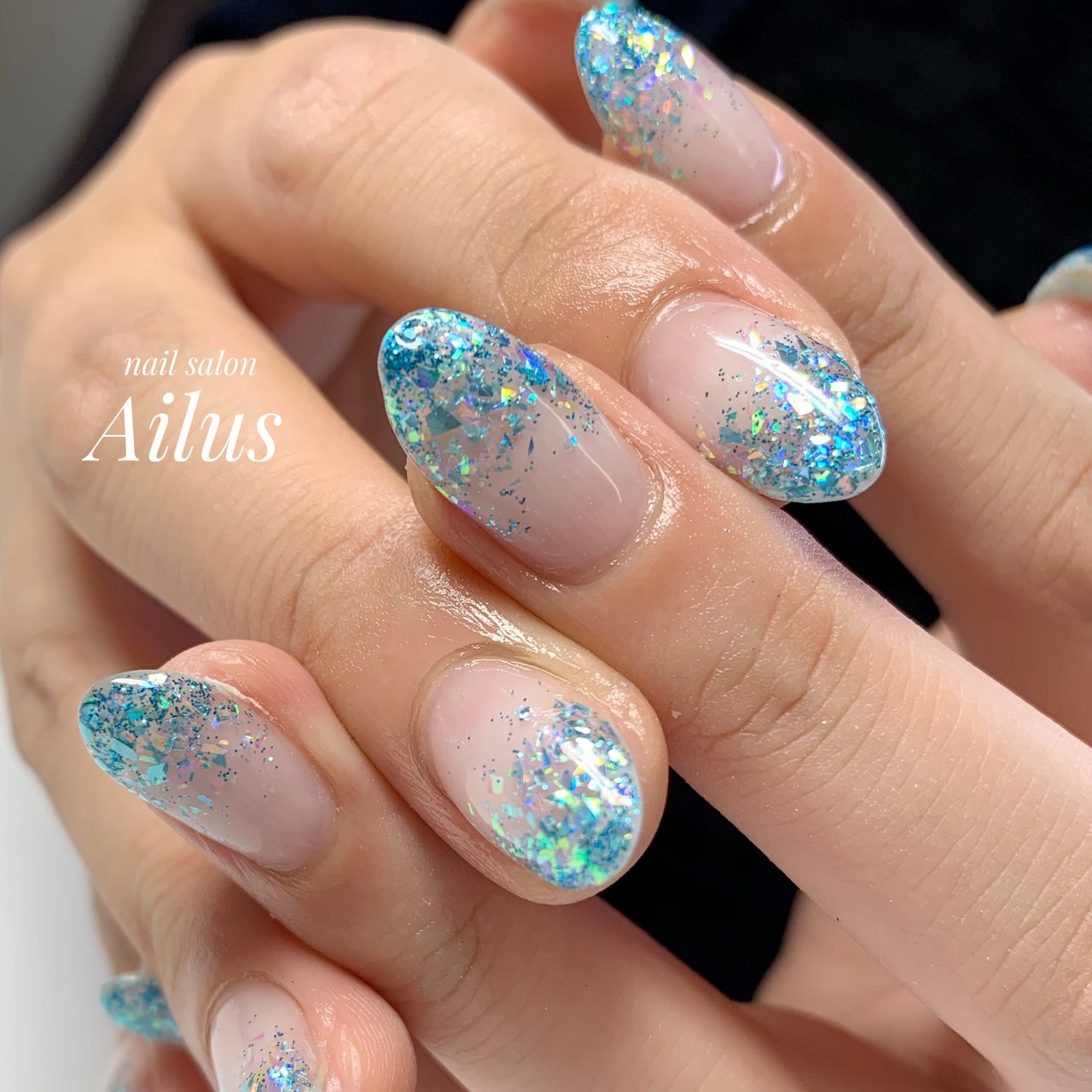 夏 ハンド シンプル グラデーション ラメ Nail Salon Ailusのネイルデザイン No 4278050 ネイルブック