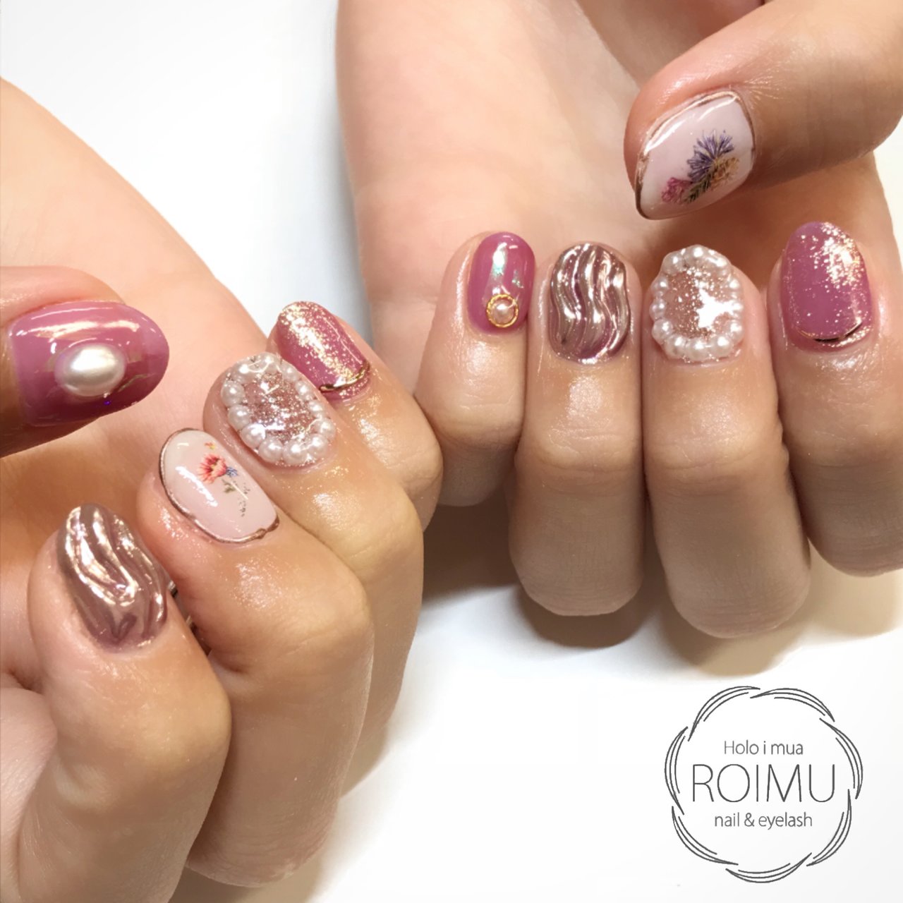 春 夏 秋 冬 ハンド 心斎橋nail Salon Roimuのネイルデザイン No ネイルブック