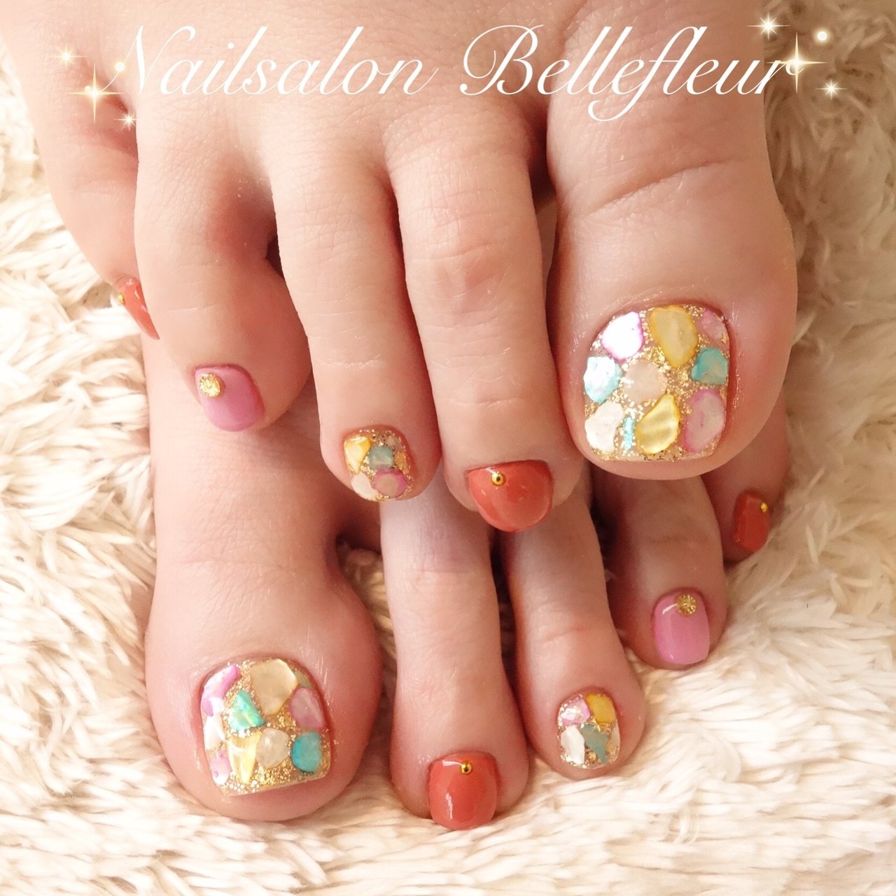 春 夏 海 リゾート フット 秋田nailsalonbellefleur 加藤あさみ のネイルデザイン No ネイルブック