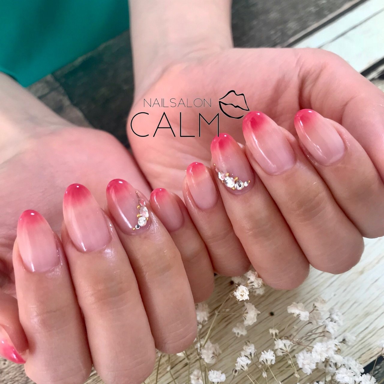 春 夏 デート 女子会 ハンド Nailsaloncalm04のネイルデザイン No ネイルブック