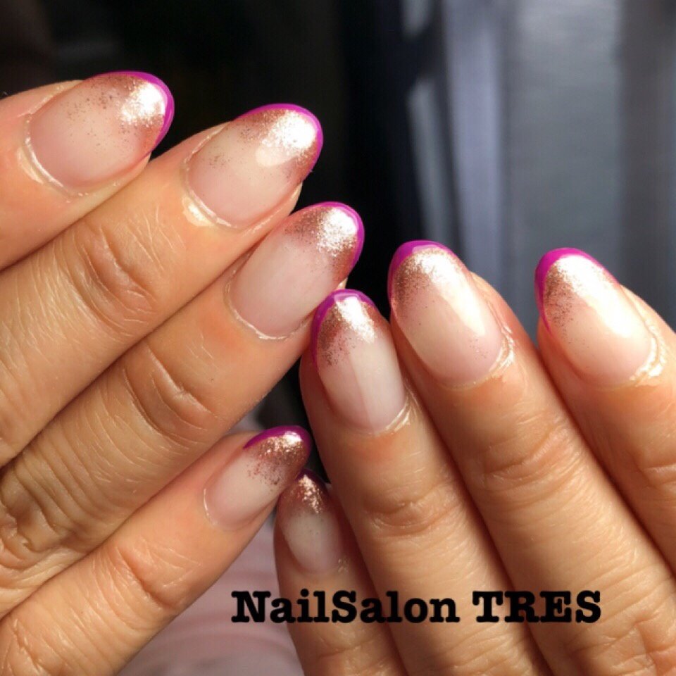 オールシーズン ハンド シンプル フレンチ グラデーション Nailsalontresのネイルデザイン No 473 ネイルブック