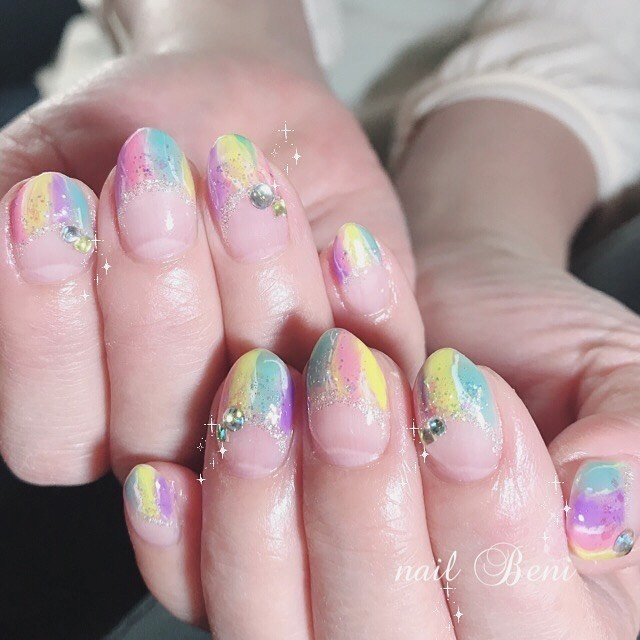 春 夏 海 リゾート ハンド Nail Salon Beni ネイルサロン ベニのネイルデザイン No ネイルブック