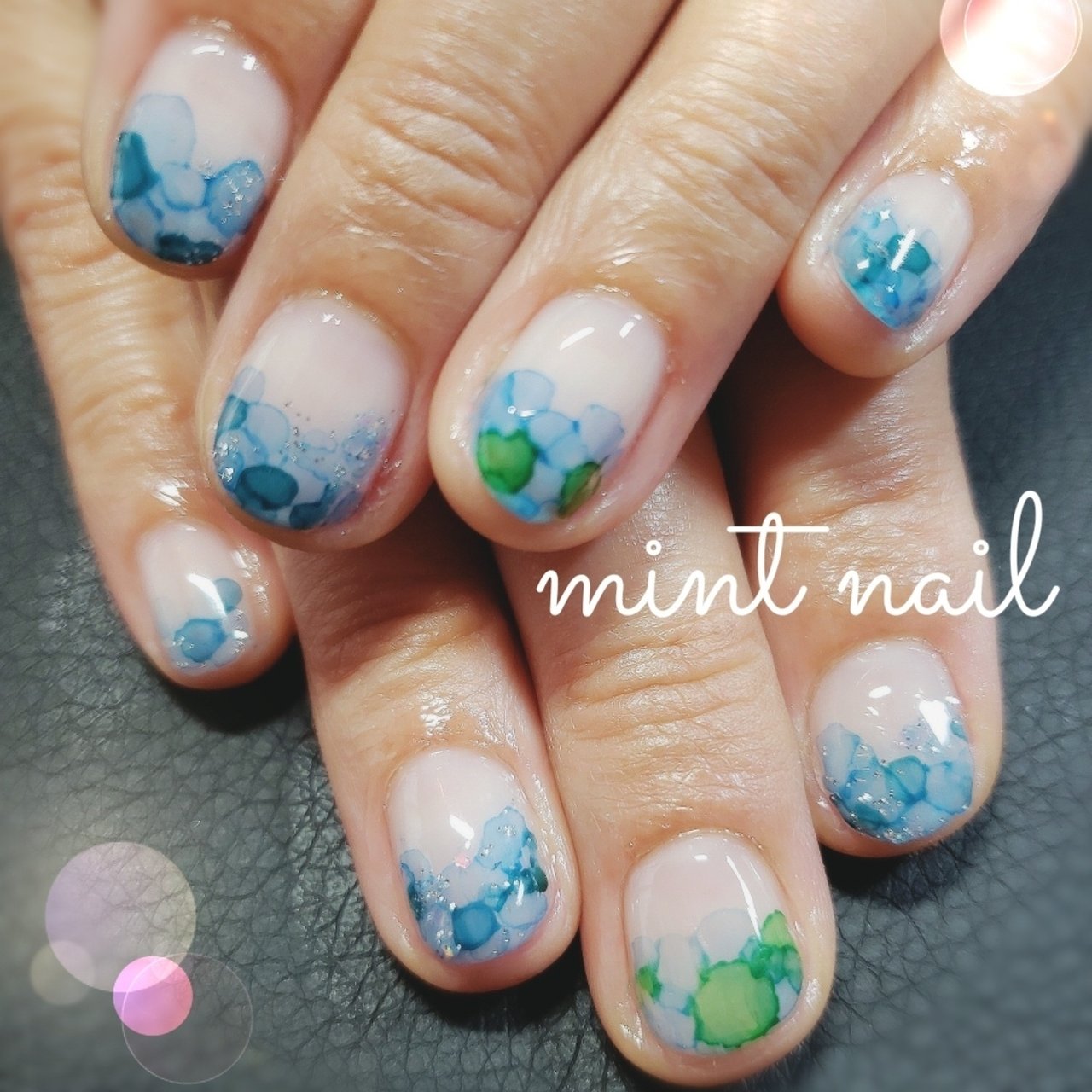 夏 梅雨 七夕 海 ハンド Mint Fleur ミントフルールのネイルデザイン No ネイルブック