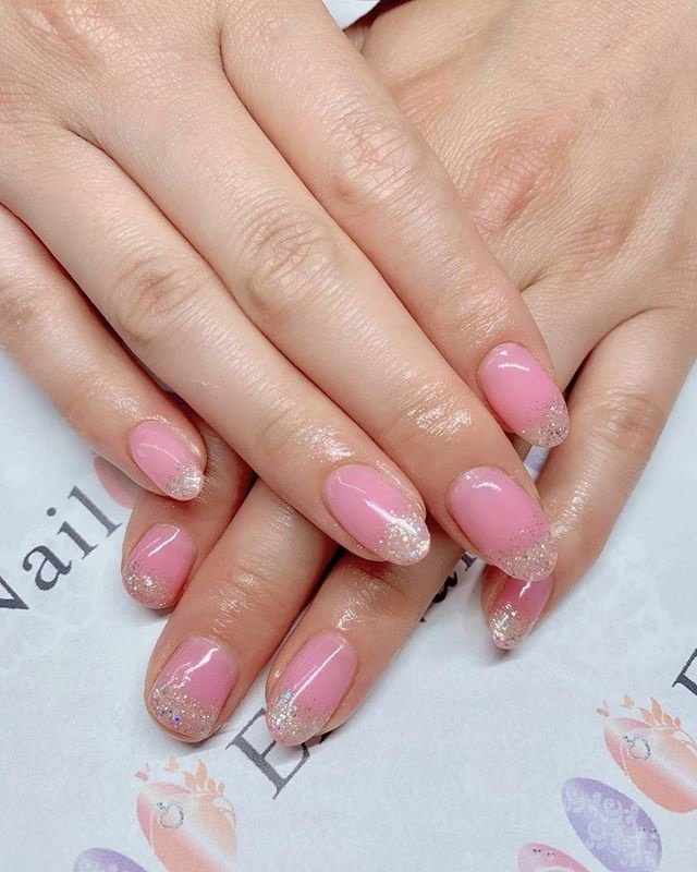 春 夏 ハンド シンプル ラメ Eri Nailのネイルデザイン No ネイルブック