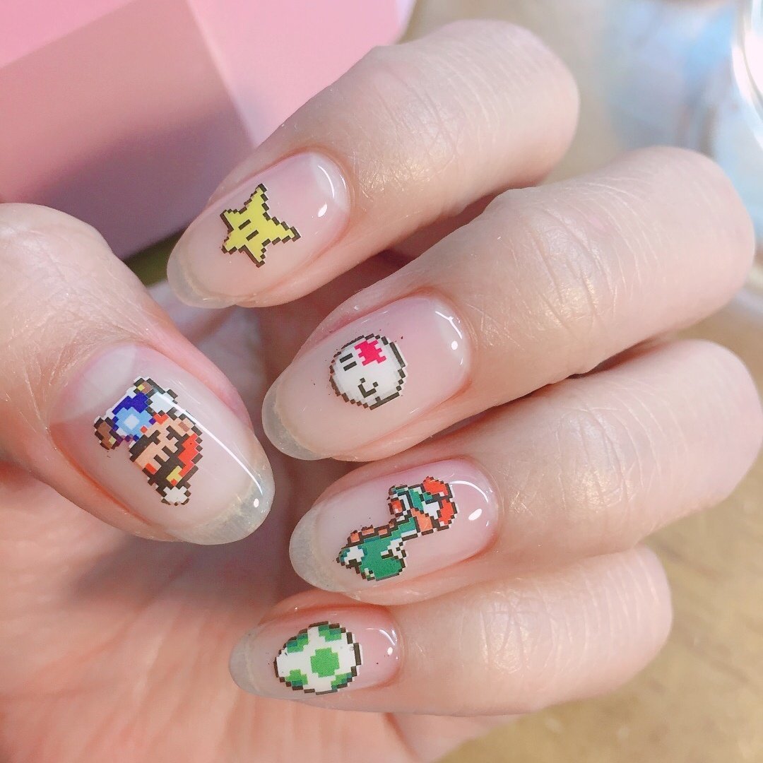 痛ネイル キャラクター クリア Naoのネイルデザイン No ネイルブック