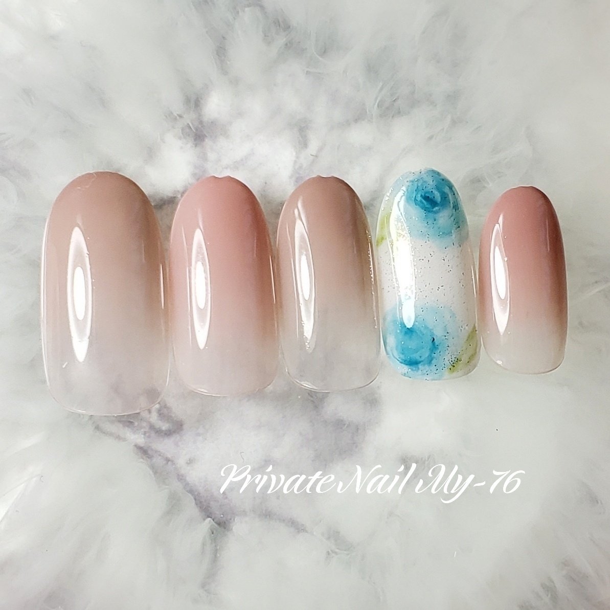 オールシーズン オフィス ブライダル デート ハンド Private Nail My 76のネイルデザイン No ネイルブック