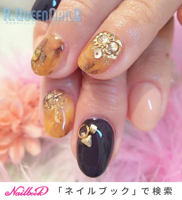 オールシーズン ライブ ハンド ワンカラー べっ甲 今村しほり 千葉 R Queennailのネイルデザイン No ネイル ブック