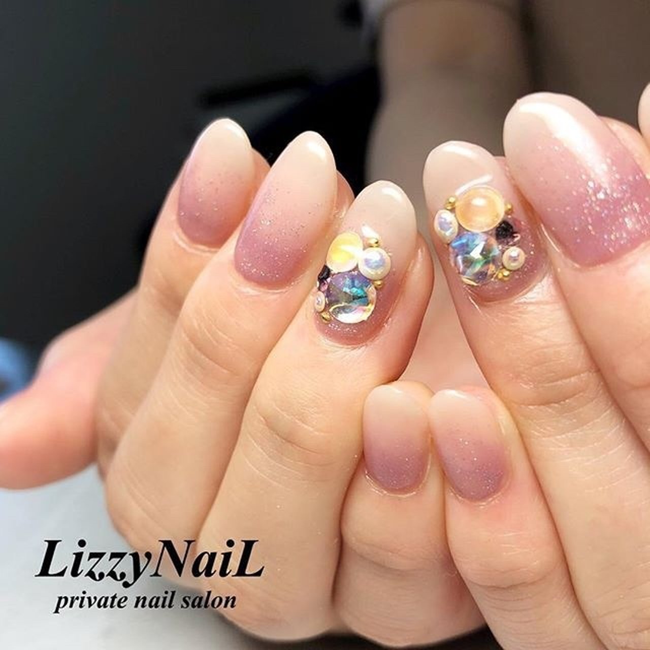 春 オールシーズン オフィス デート ハンド Lizzynailのネイルデザイン No ネイルブック