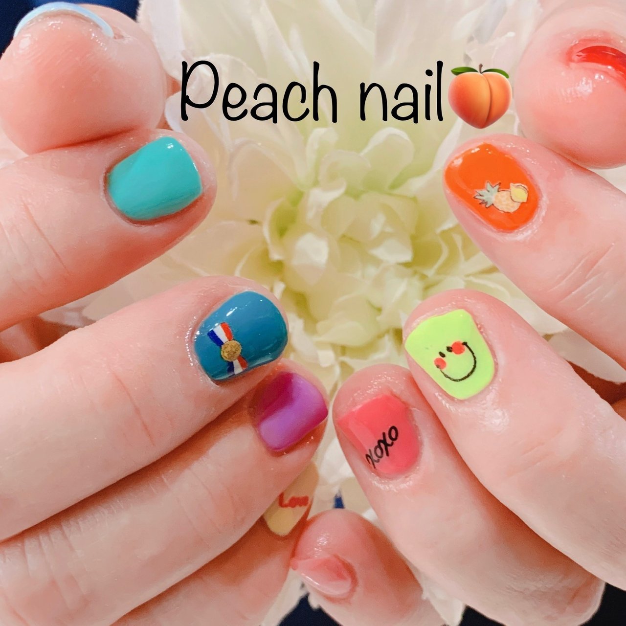 夏 オールシーズン ハンド ワンカラー ショート Momoのネイルデザイン No ネイルブック