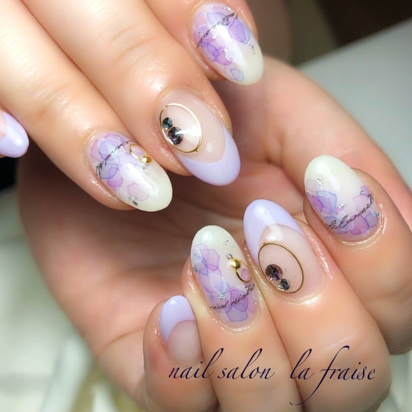 春 夏 梅雨 オフィス ハンド Hitomi Aのネイルデザイン No ネイルブック