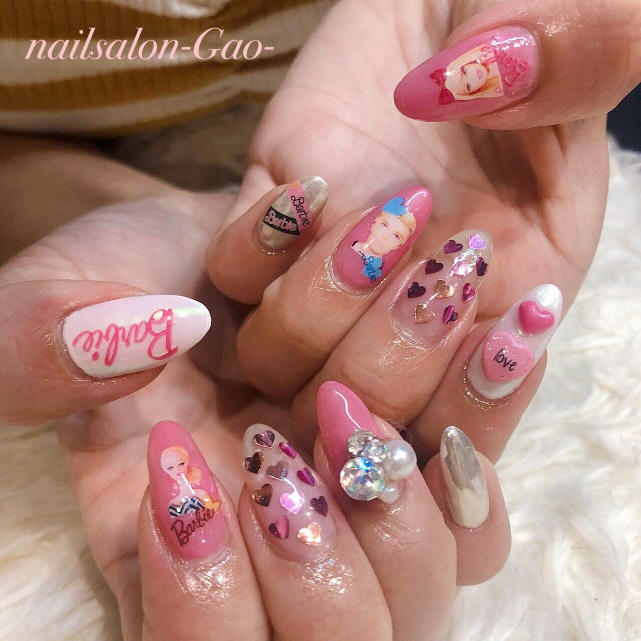 オールシーズン バレンタイン 海 パーティー ハンド Nail Salon Gao のネイルデザイン No ネイルブック