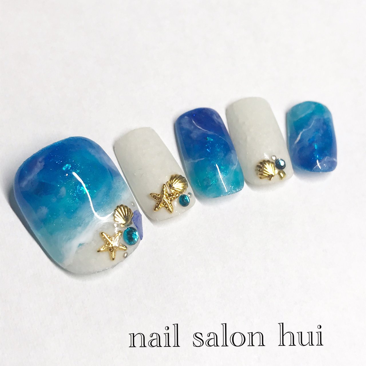 夏/フット/シェル/スターフィッシュ/ベージュ - nailsalon_huiのネイル 