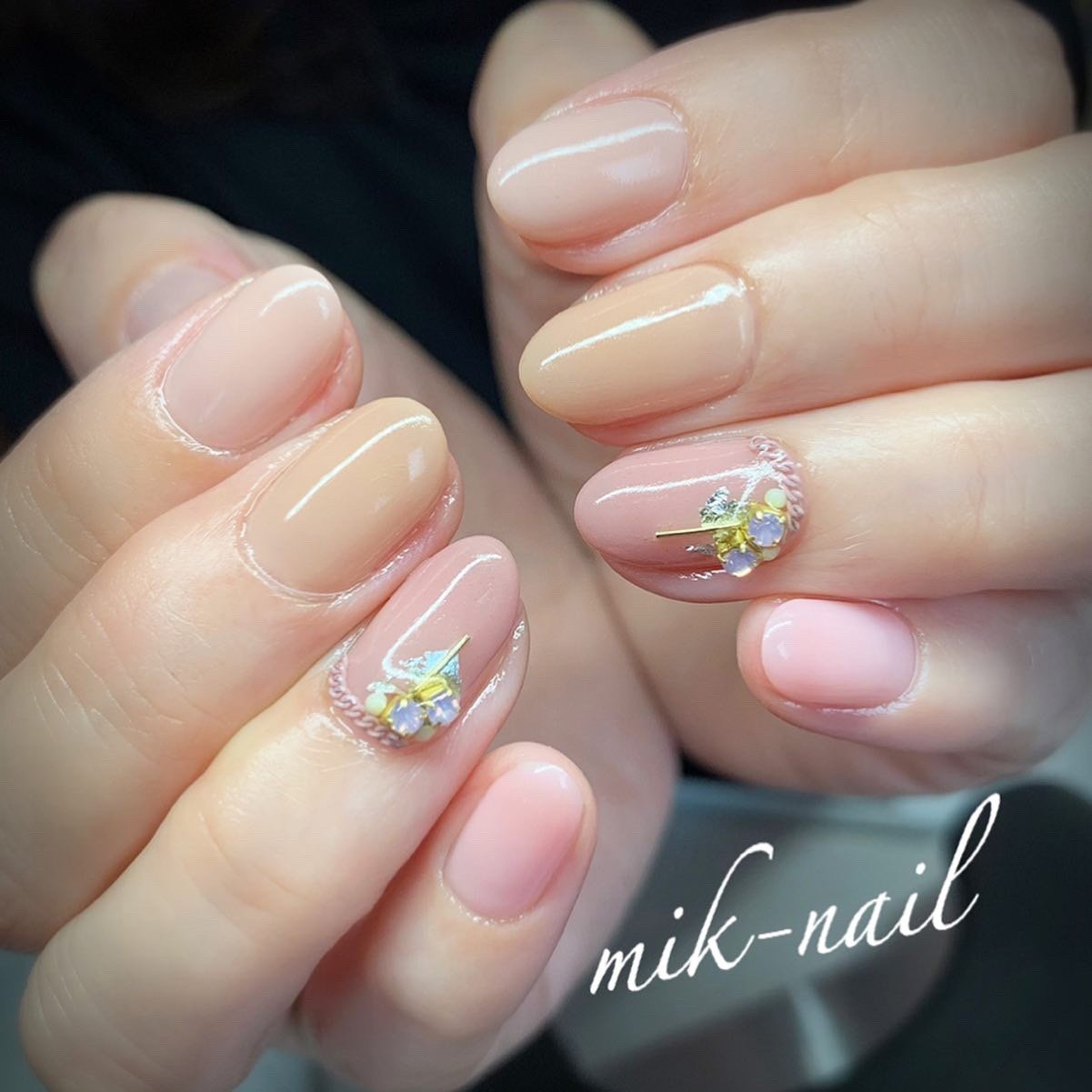 オールシーズン オフィス パーティー デート ハンド Mik Nail石堂美貴のネイルデザイン No ネイルブック