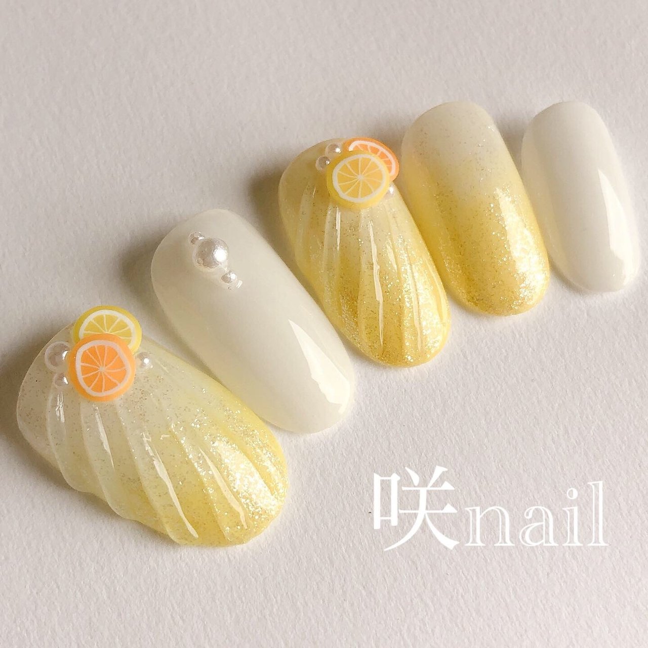 夏 海 リゾート 女子会 ハンド 咲nail サキネイル のネイルデザイン No ネイルブック