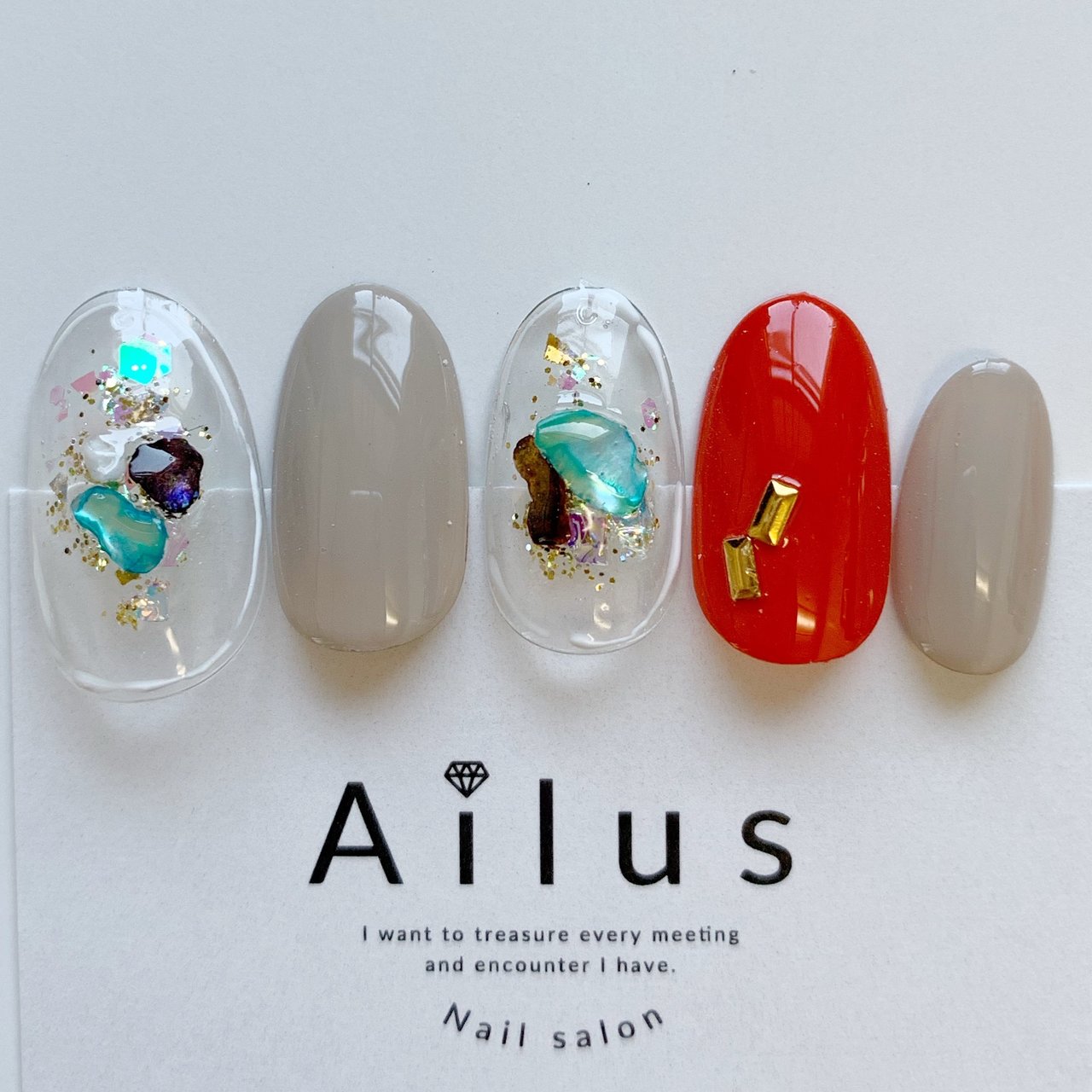 夏 ハンド ワンカラー シェル クリア Nail Salon Ailusのネイルデザイン No ネイルブック