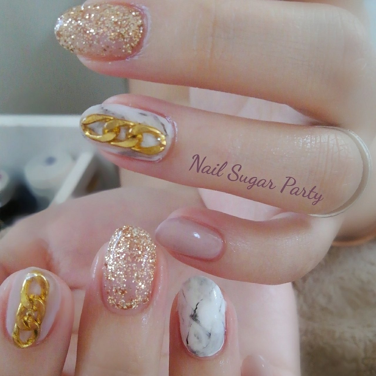 オールシーズン 海 リゾート ライブ 大理石 Nail Sugar Party ﾈｲﾙｼｭｶﾞｰﾊﾟｰﾃｨ のネイル デザイン No ネイルブック