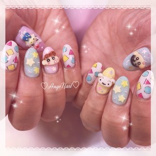 人気順｜キャラクター/お客様/＃ゆめかわネイルのネイルデザイン