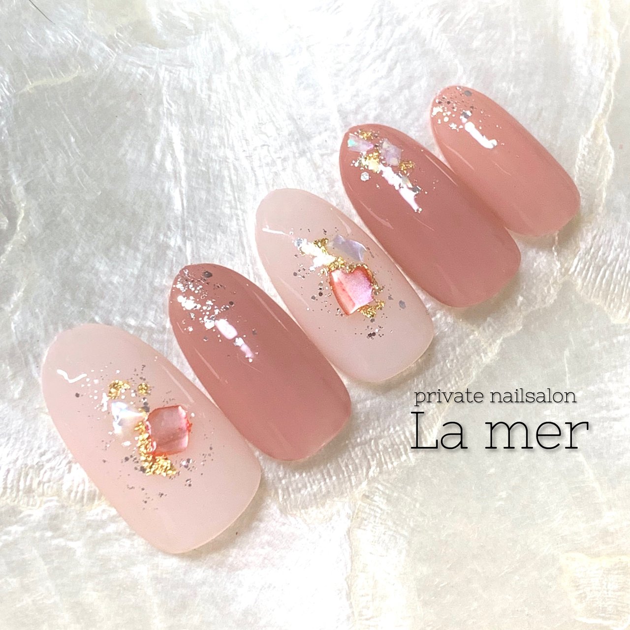 春 夏 ハンド シンプル ラメ La Mer Ayumiのネイルデザイン No ネイルブック