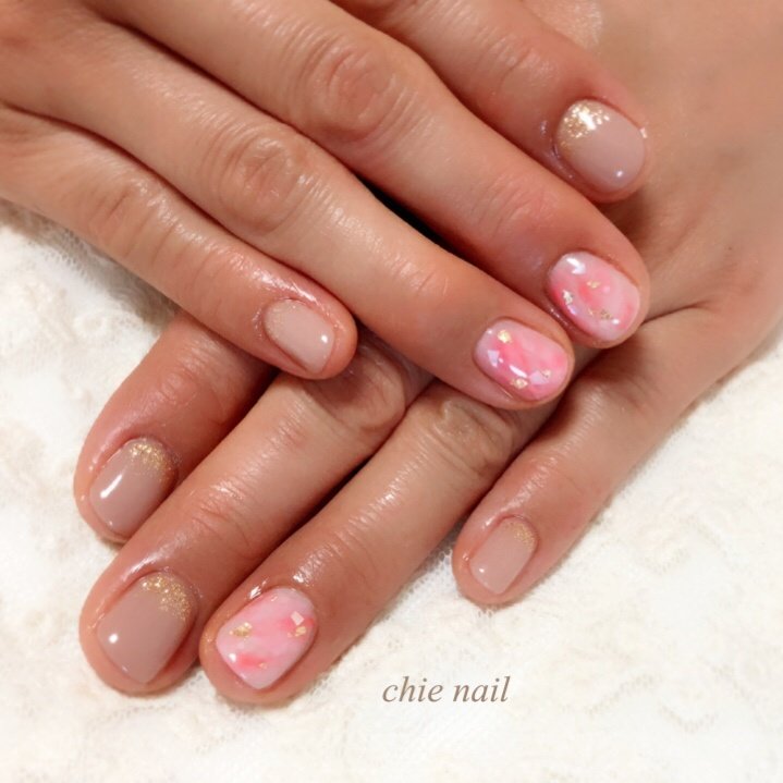 春 夏 秋 オールシーズン ハンド Chie Nailチエネイルのネイルデザイン No ネイルブック
