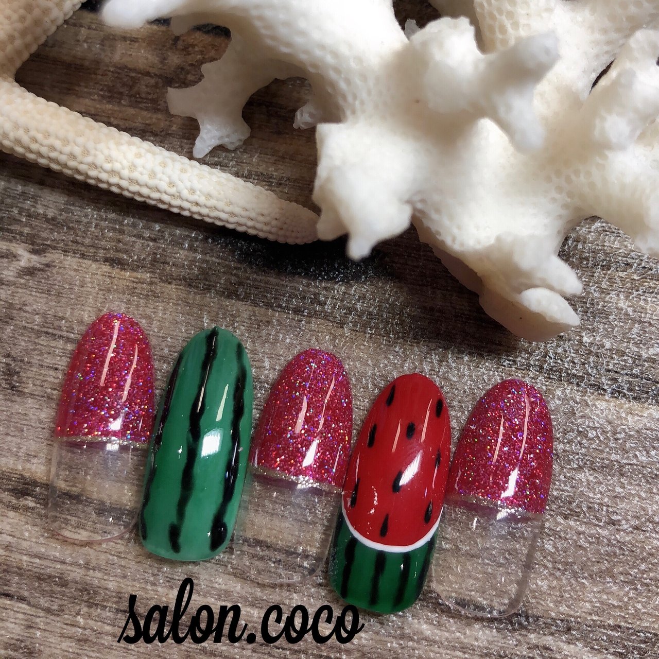 春 夏 海 パーティー ハンド Ayamin Cocoのネイルデザイン No ネイルブック