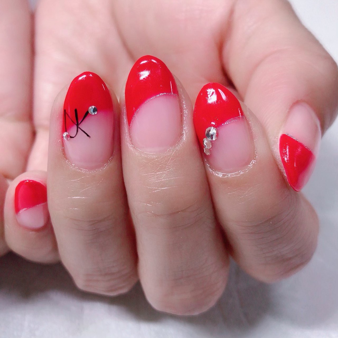 夏 ライブ パーティー ハンド フレンチ Kamaainanailのネイルデザイン No ネイルブック