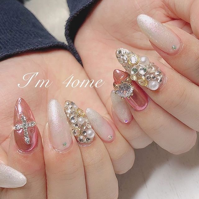 成人式 リゾート ブライダル パーティー ハンド Hitomiのネイルデザイン No ネイルブック