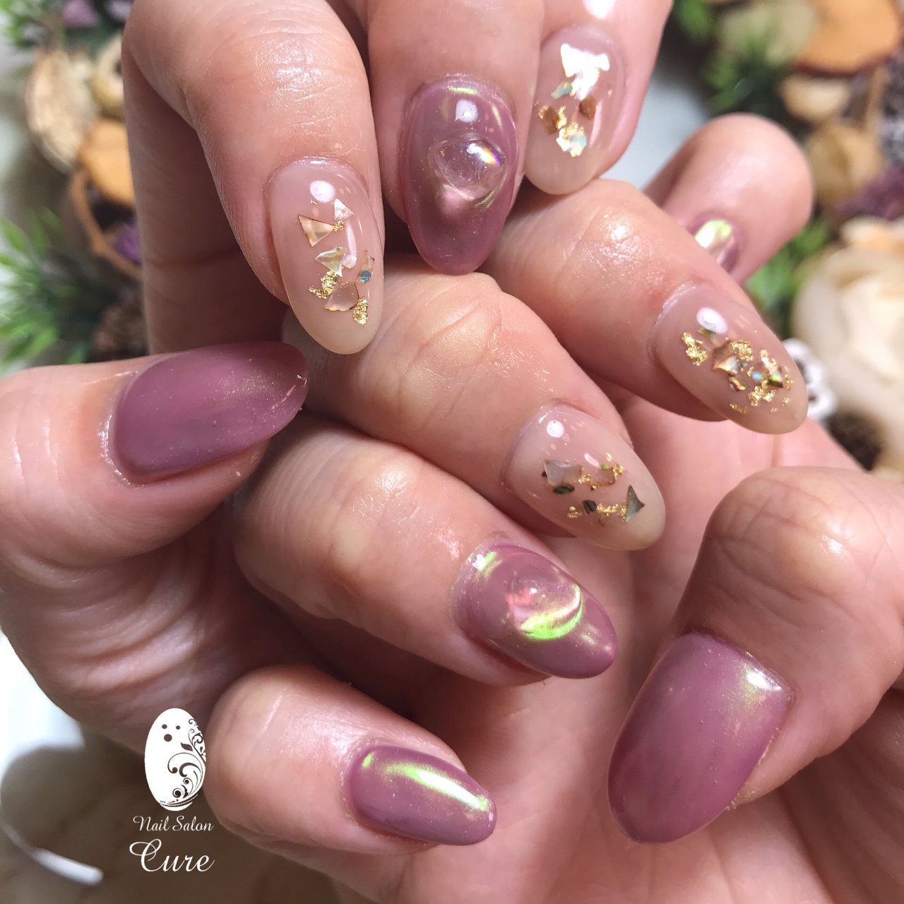 春 夏 秋 冬 ハンド Nail Salon Cureのネイルデザイン No ネイルブック