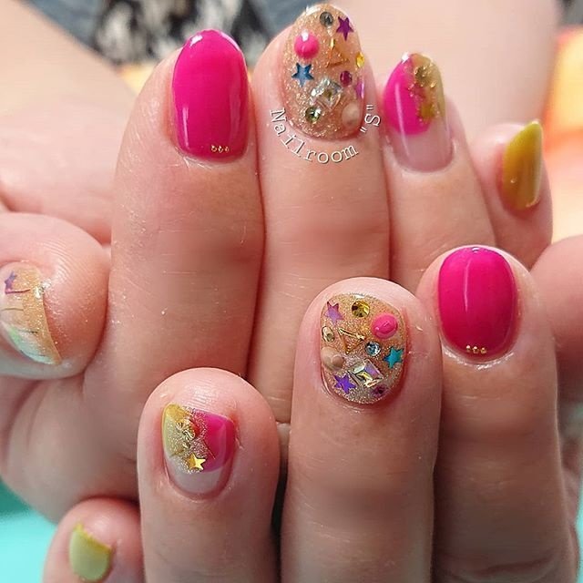 オールシーズン 旅行 リゾート パーティー ハンド Nail Room Sのネイルデザイン No ネイルブック