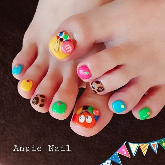 夏 オールシーズン 海 リゾート フット Angienailのネイルデザイン No ネイルブック