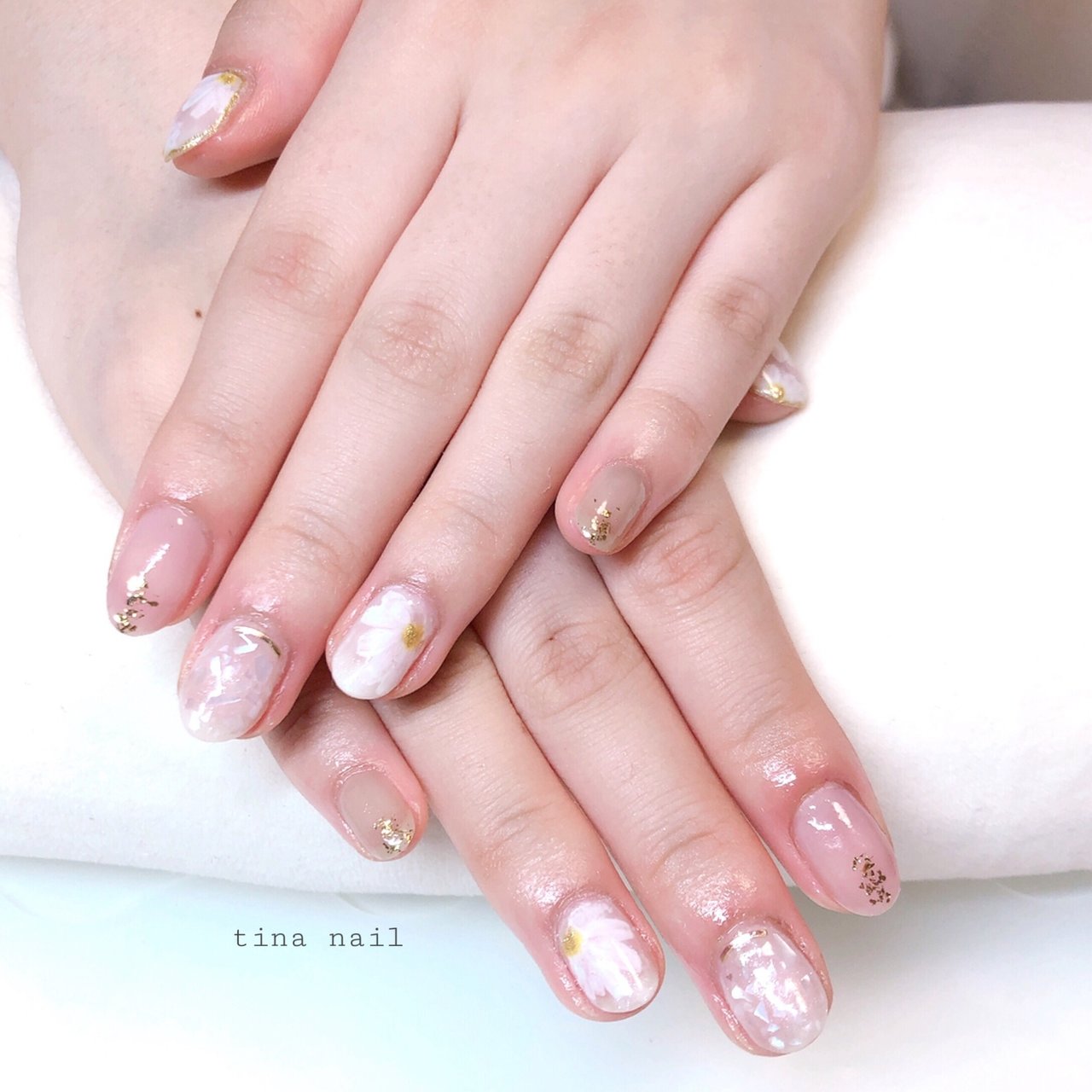 春 夏 ハンド ラメ ワンカラー Tina Nailのネイルデザイン No ネイルブック