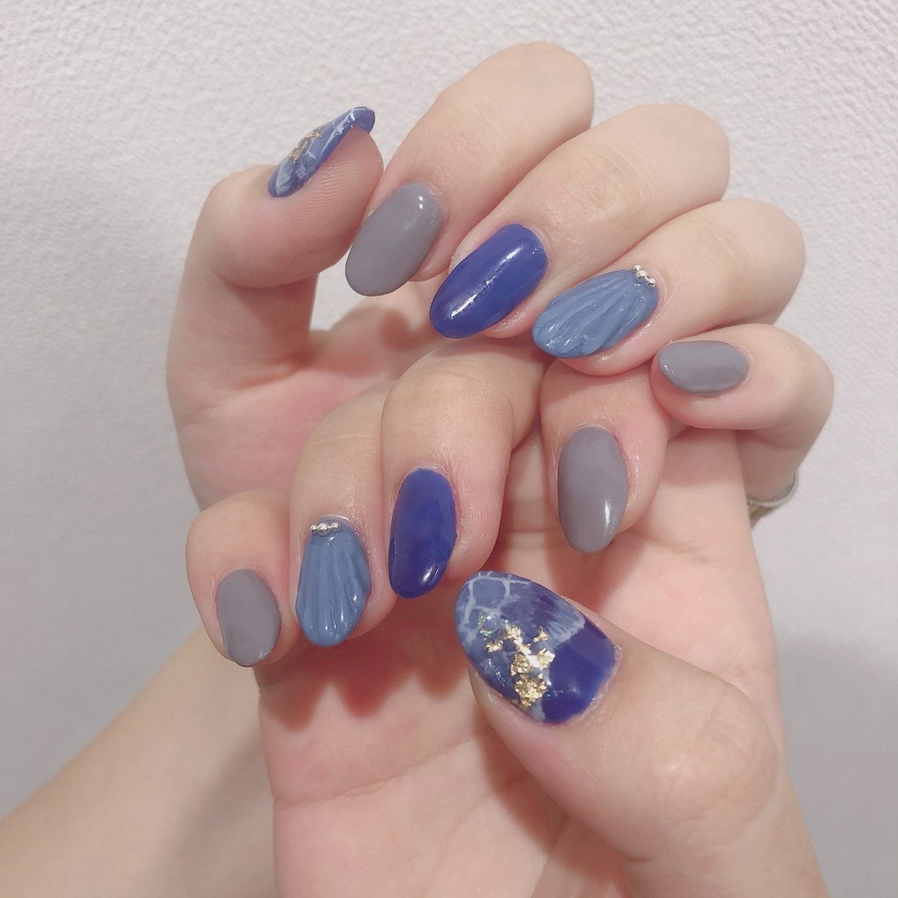 夏 海 ハンド シンプル ワンカラー Shino Nail のネイルデザイン No ネイルブック