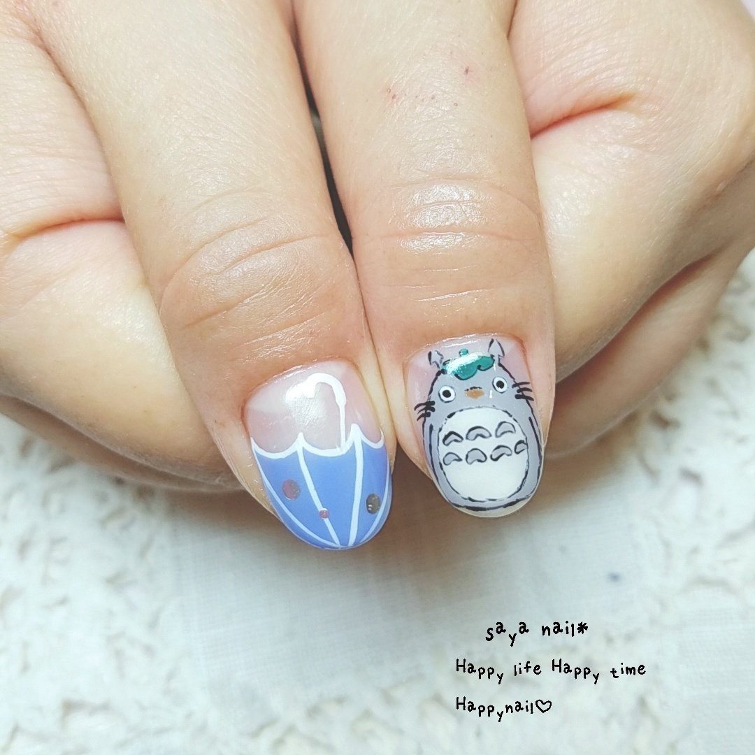 梅雨 七夕 ハンド ショート お客様 Saya Nail Private Nail Atelier のネイルデザイン No ネイルブック