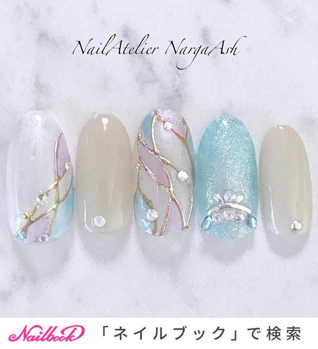 夏 海 リゾート パーティー ハンド アイザワ Nailateliernargaash のネイルデザイン No ネイルブック