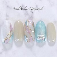 夏 海 リゾート パーティー ハンド アイザワ Nailateliernargaash のネイルデザイン No ネイルブック