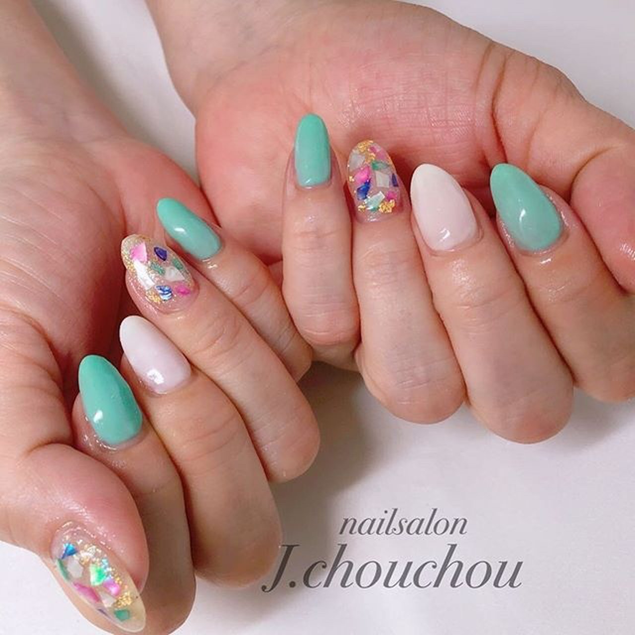 夏 海 リゾート デート ハンド J Chou Chou Nailのネイルデザイン No ネイルブック