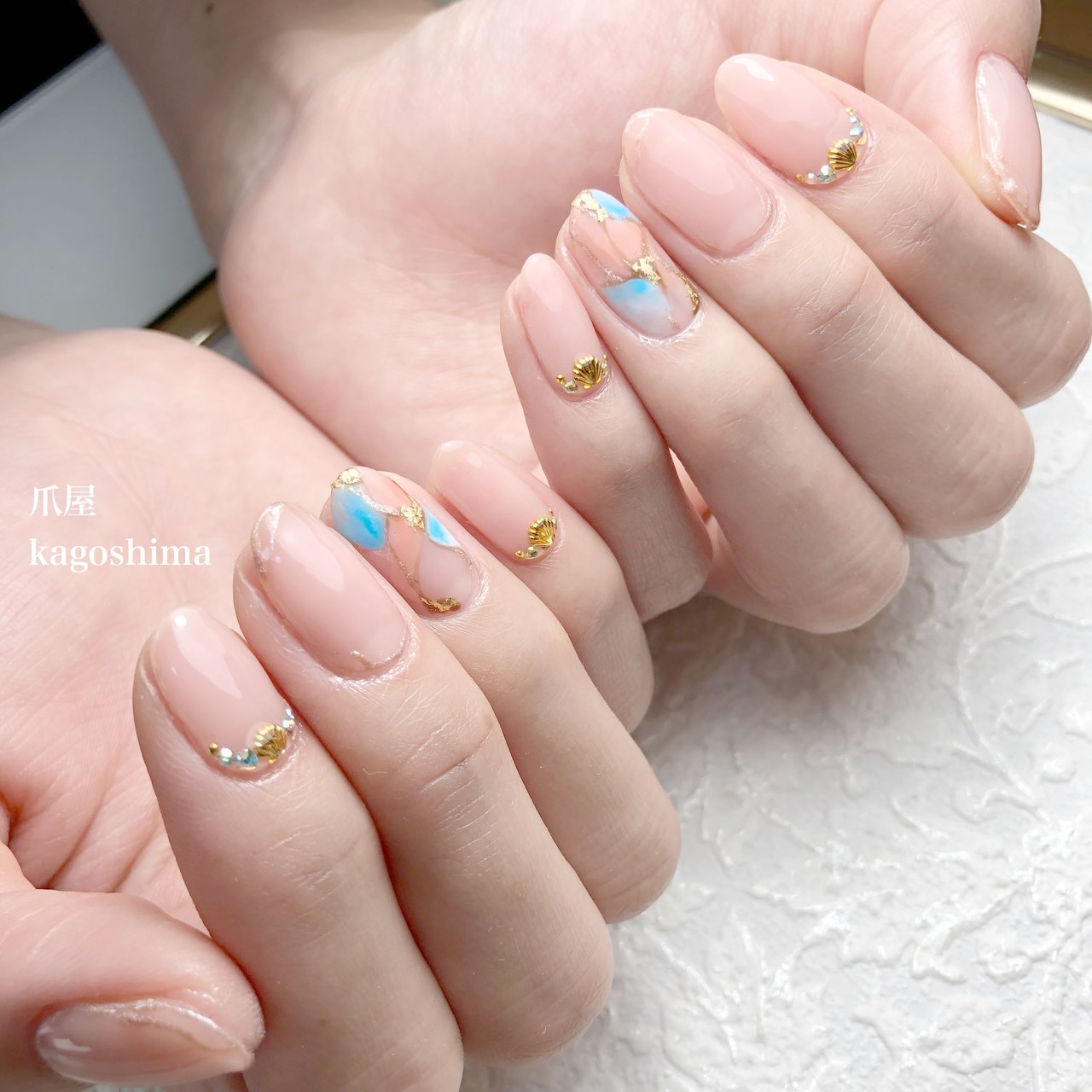 春 夏 ハンド シンプル ショート Nailsalon School爪屋のネイルデザイン No ネイルブック