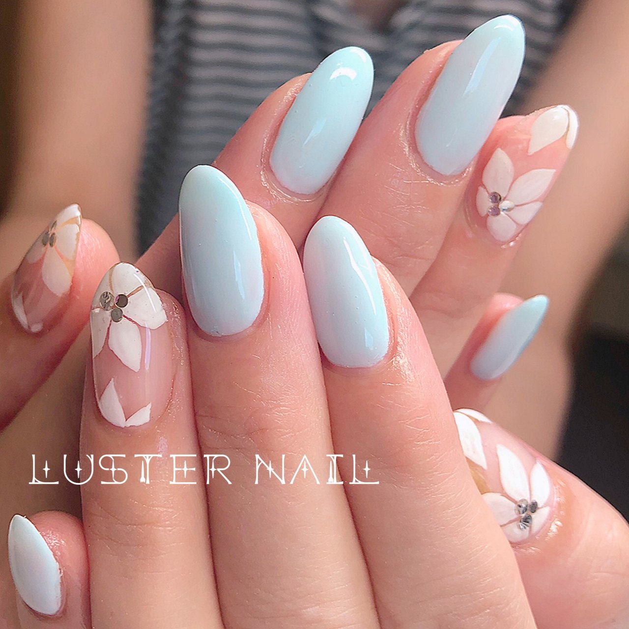 夏 梅雨 リゾート 浴衣 ハンド Lusternailのネイルデザイン No ネイルブック