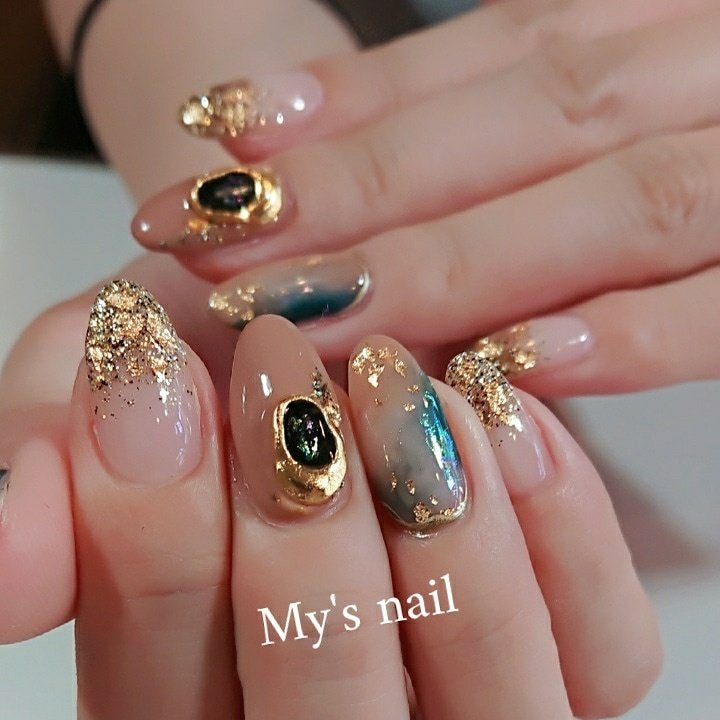 夏 オールシーズン ハンド グラデーション ワンカラー Mysnailのネイルデザイン No ネイルブック