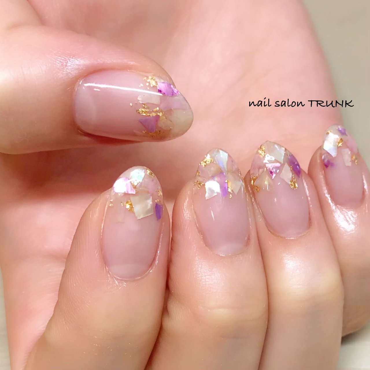 夏 ハンド シェル ショート クリア Nail Trunkのネイルデザイン No ネイルブック