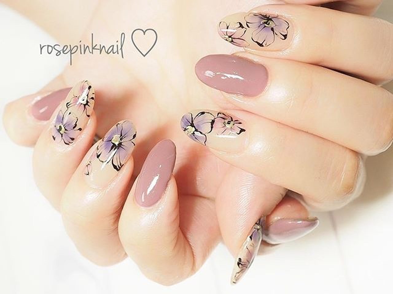 オールシーズン Rosepinknail ローズピンクネイルのネイルデザイン No ネイルブック