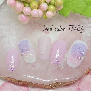 人気順 押し花 クリスタルピクシーのネイルデザイン ネイルブック