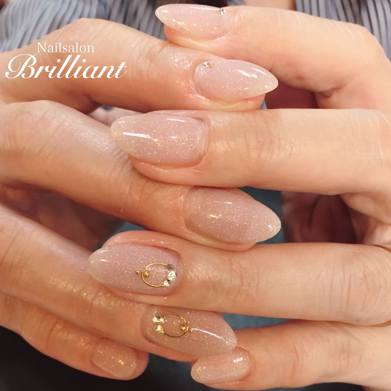 春 夏 オフィス デート ハンド Nailsalonbrilliantのネイルデザイン No ネイルブック