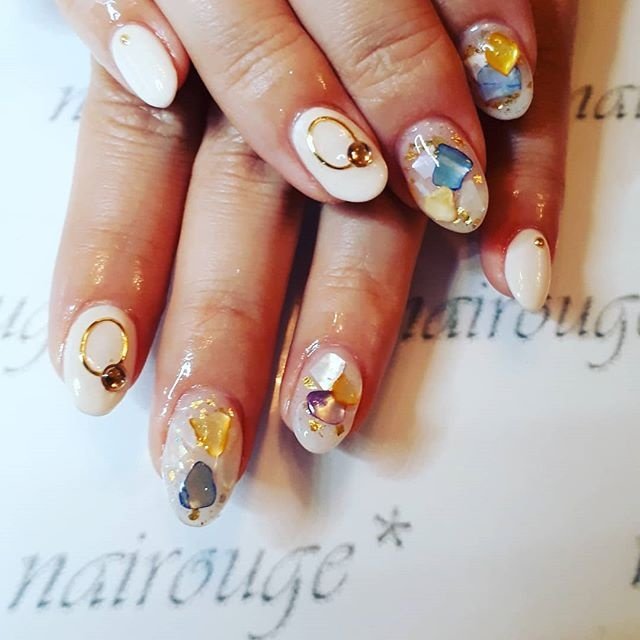 夏 リゾート オフィス デート ハンド Nairouge のネイルデザイン No 433 ネイルブック