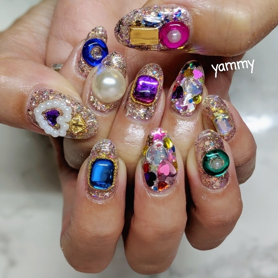 オールシーズン パーティー デート 女子会 ハンド やみー のネイルデザイン No ネイルブック