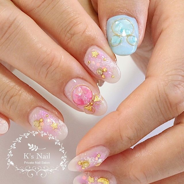 春 夏 オールシーズン リゾート ハンド K S Nail Kaori のネイルデザイン No ネイルブック